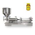 tom yam  pneumatic semi automatic single horizontal pneumatic liquid paste filling machine